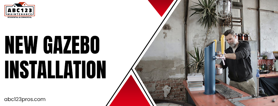 new gazebo installation