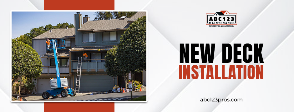 new deck installation