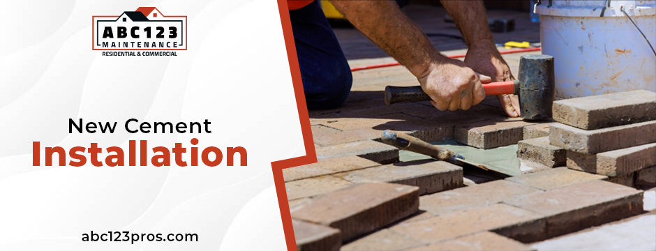 New cement installation