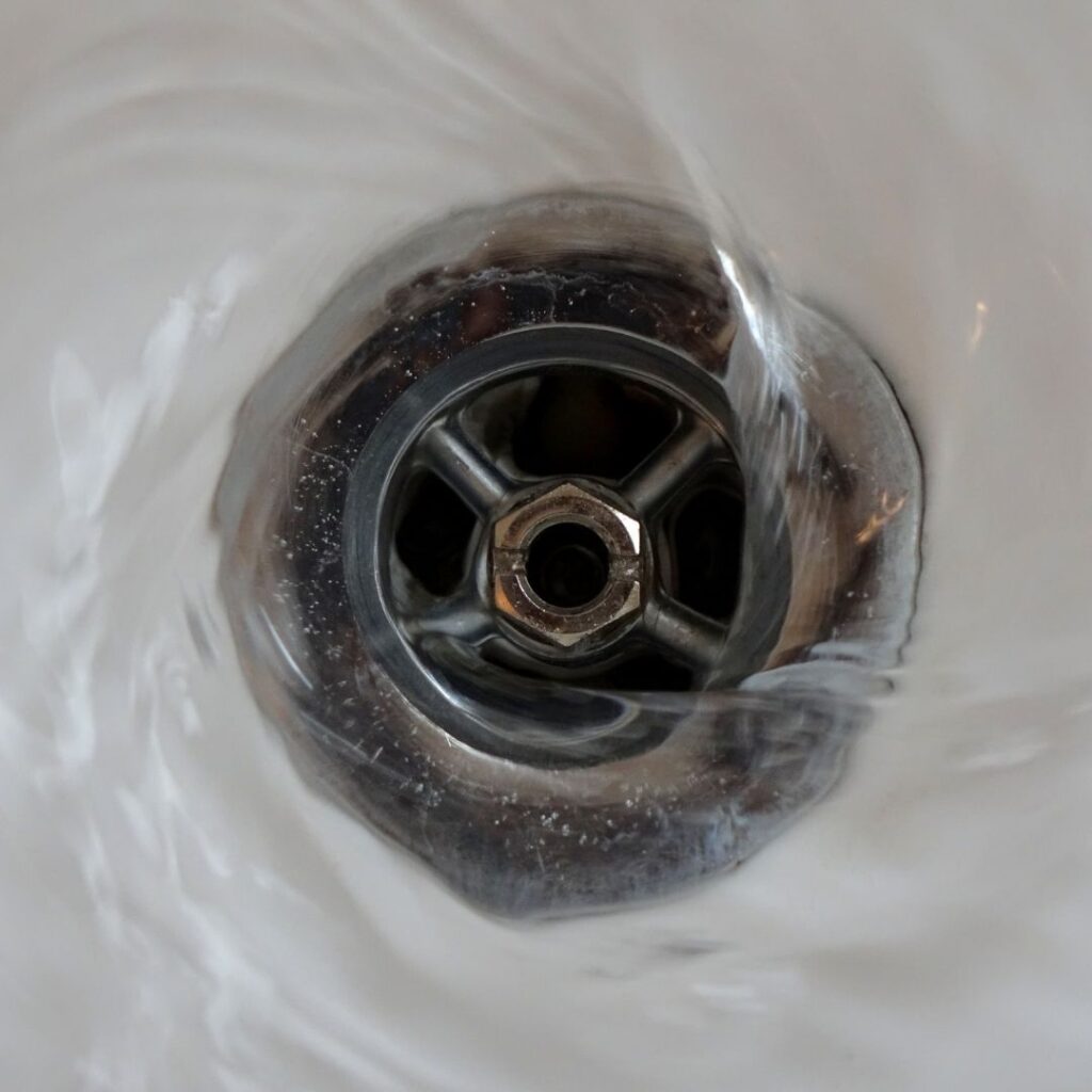 unclogged drain