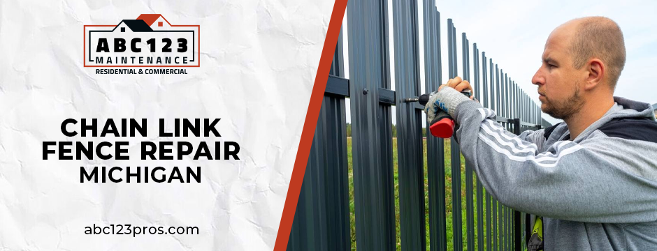 chain link fence repair Michigan