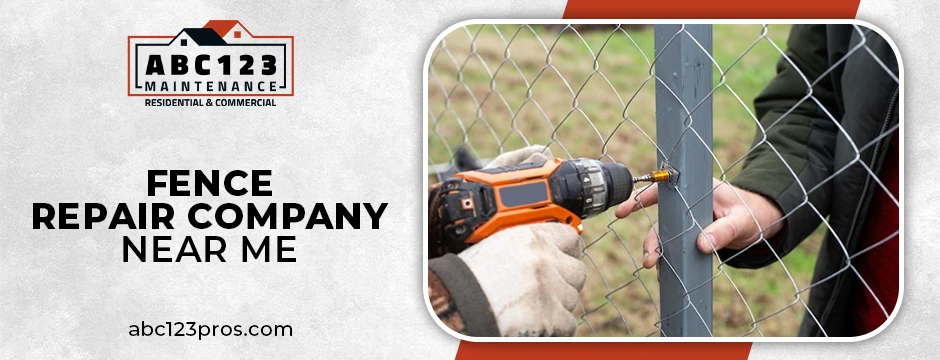 Fence repair service for damaged residential fencing